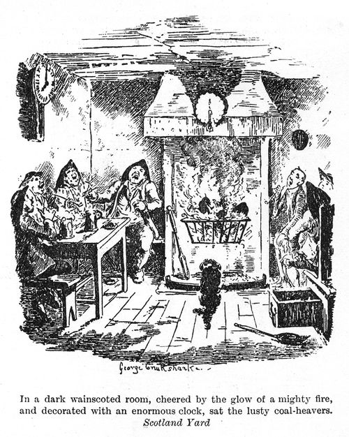 Scotland Yard - coal heavers singing in a public house