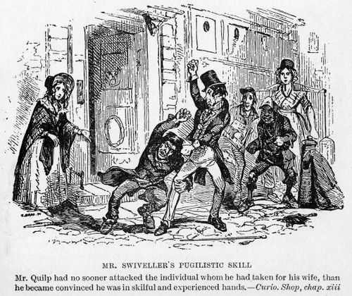 Mr. Swiveller's pugilistic skill