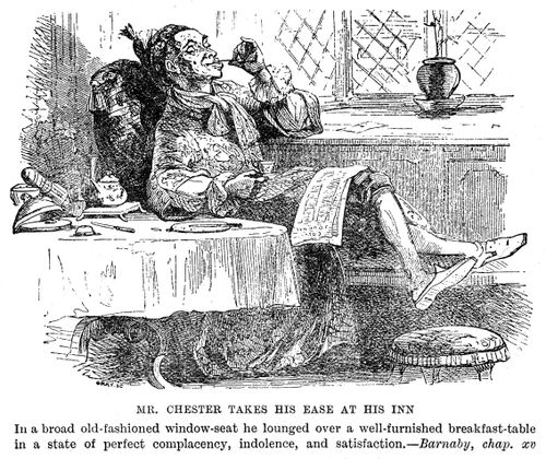 Mr. Chester takes his ease at his inn