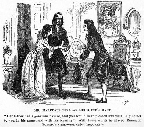 Mr. Haredale bestows his niece's hand