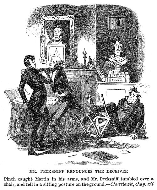 Mr. Pecksniff renounces the deceiver
