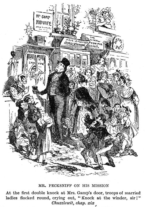 Mr. Pecksniff on his mission (Martin Chuzzlewit)