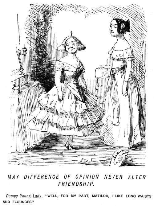 A difference of opinion over fashion