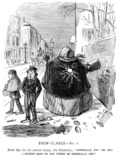 Boy denies throwing snowballs