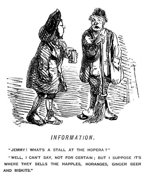 Man asking what is a stall at the opera