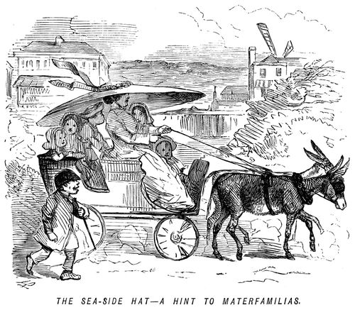 The sea-side hat - A hint to to materfamilias
