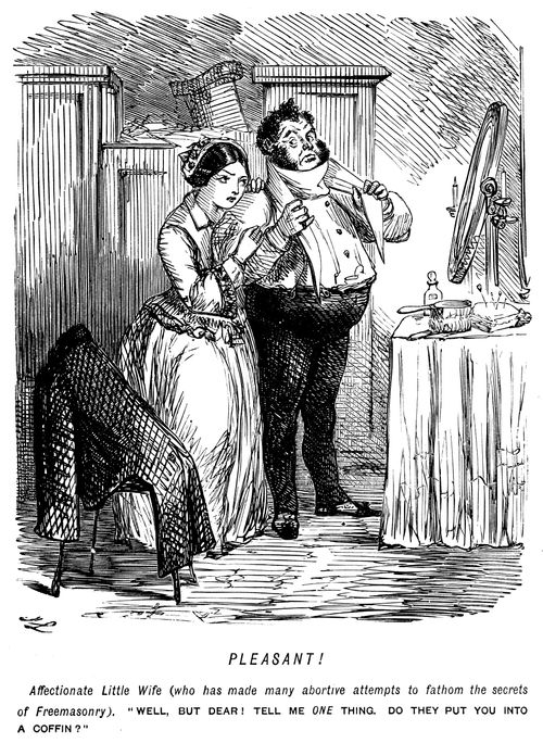 Wife asking her husband questions about Freemasonry