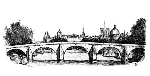 Trilby - Bridge in Paris.