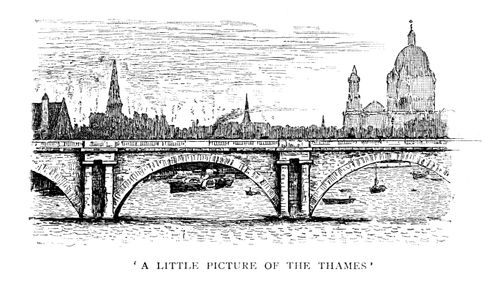 Trilby - 'A little picture of the Thames'.