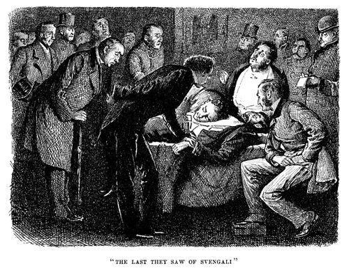 Trilby - 'The last they saw of Svengali'.