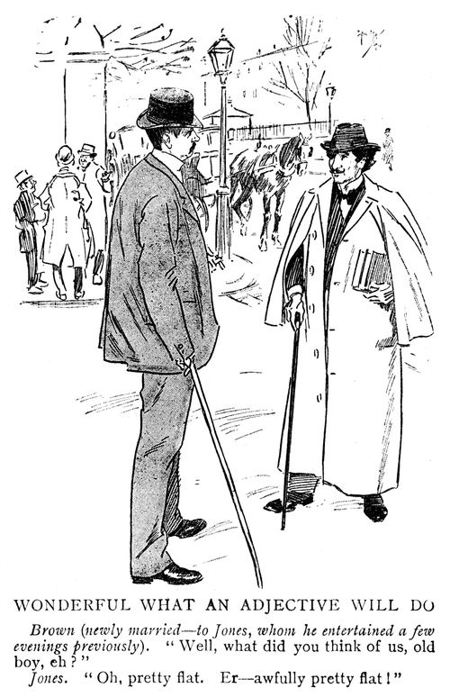 Newly married man speaking to a friend.