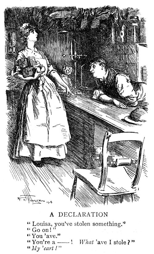 A declaration - man tells a girl that she has stolen his heart.
