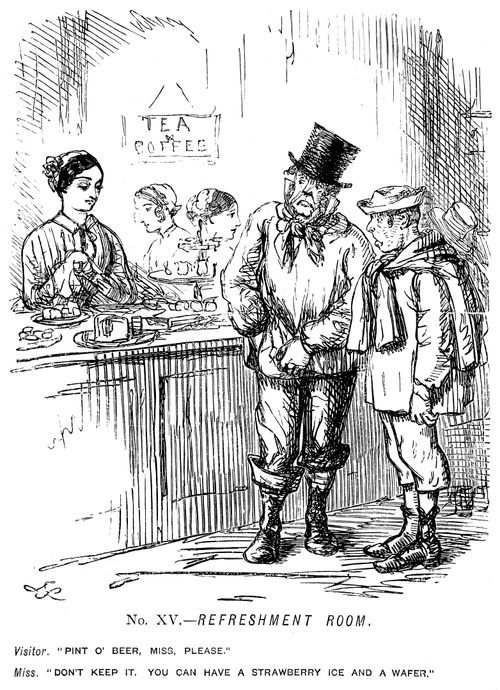 Memorials of The Great Exhibition - 1851. No. XV. - Refreshment room.