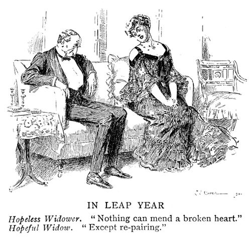 Hopeless widower and hopeful widow
