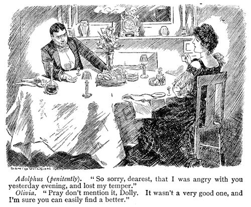 Husband apologising for losing his temper.