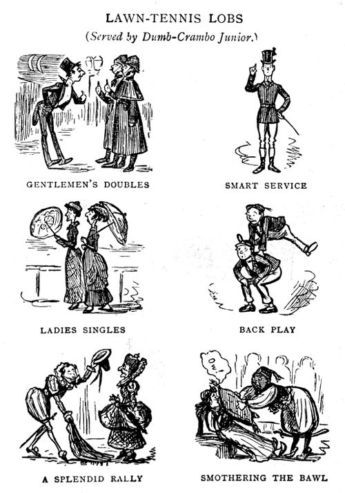 'Lawn-Tennis Lobs (Served by Dumb-Crambo Junior.)'