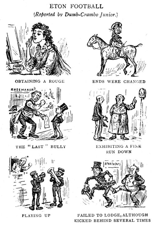 'Eton Football (Reported by Dumb-Crambo Junior.)'