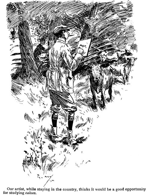 Artist Satying in the Country