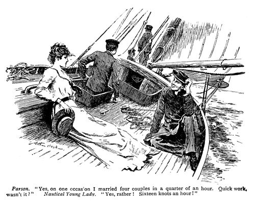 Parson ad Nautical Young Lady.
