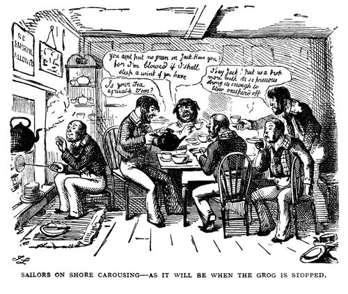 Sailors on Shore Carousing - As it will be when the grog is stopped.