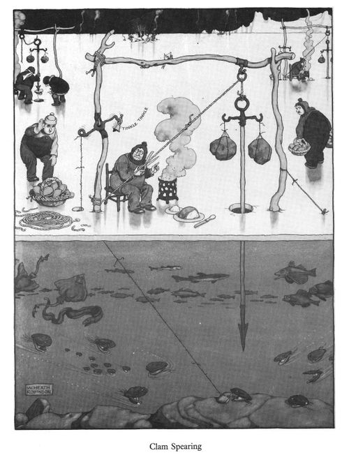 Clam Spearing