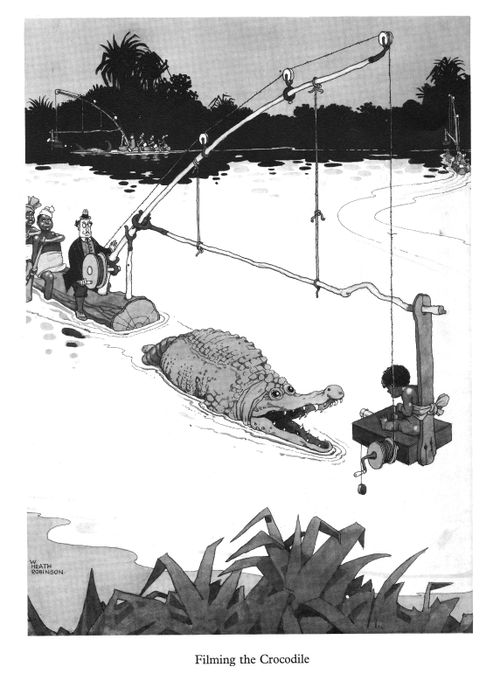 Filming the Crocodile.