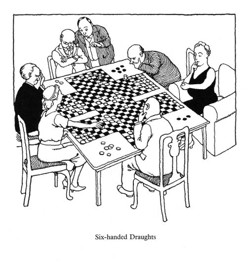 Six-Handed Draughts