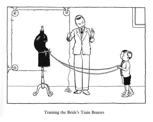 Training the Bride's Train Bearers