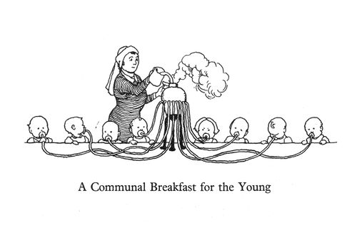 A Communal  Breakfast for the Young