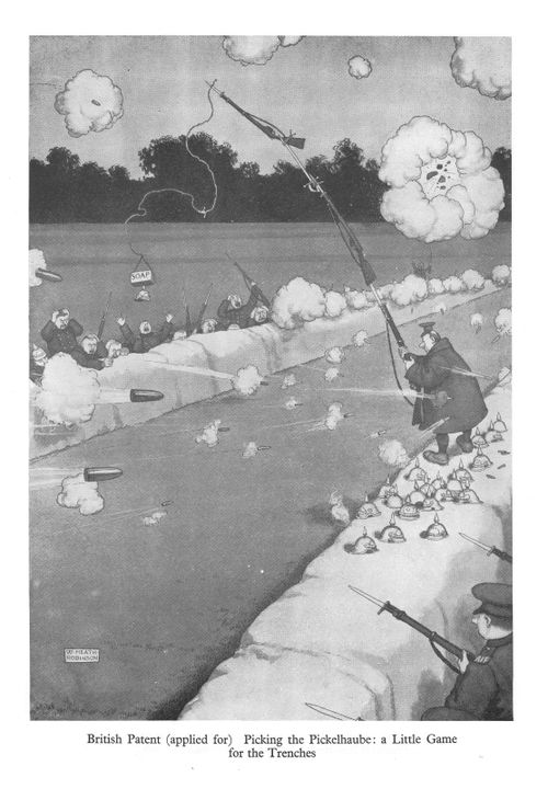 British Patent (applied for) Picking the Pickelhaube: A little Game for the Trenches