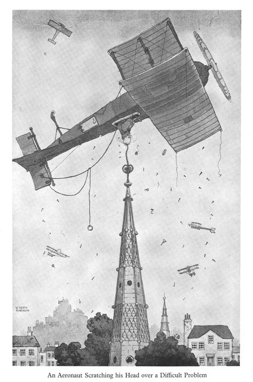 An Aeronaut Scratching his Head over a Difficult Problem