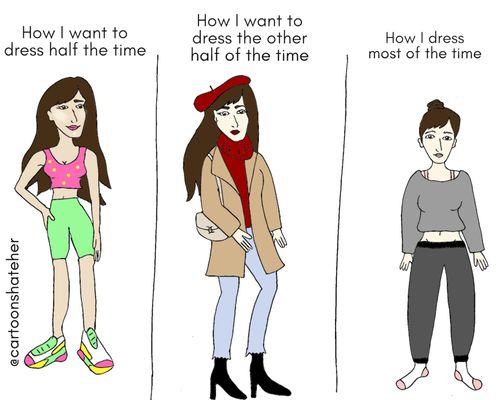 How I want to dress half the time...