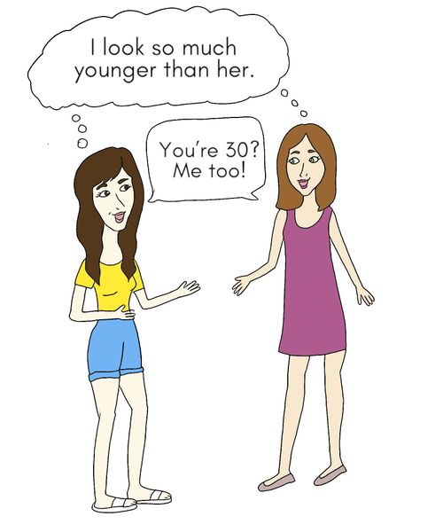 "You're 30? Me too!"