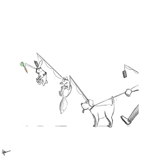A carrot on a stick