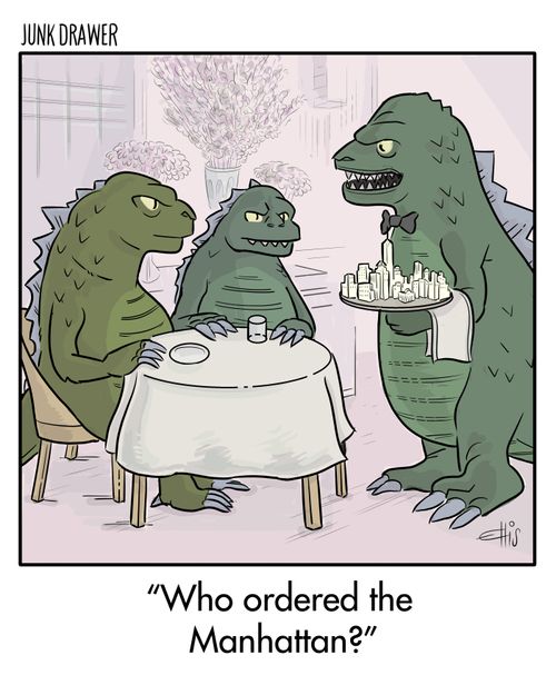 "Who ordered the Manhattan?"