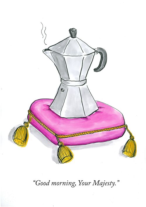 "Good morning, Your Majesty."