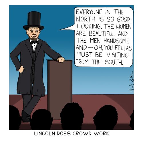 Lincoln Does Crowd Work
