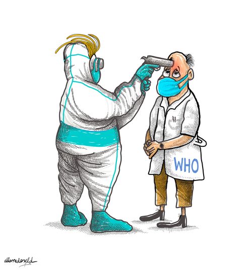 Holding a gun to the WHO