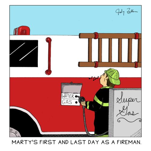 Marty's First and Last Day As a Fireman