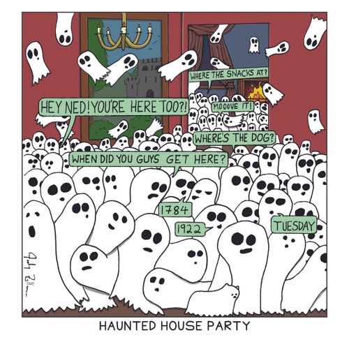 Haunted House Party.