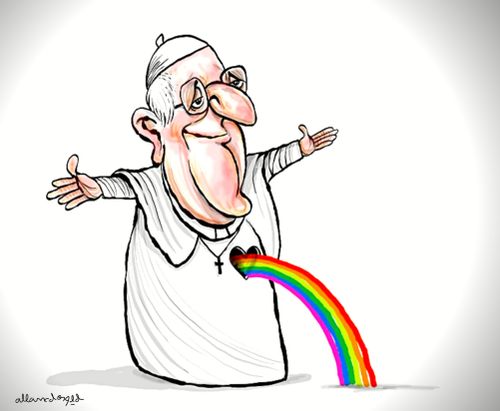Pope Francis allows Same-Sex Civil Unions.