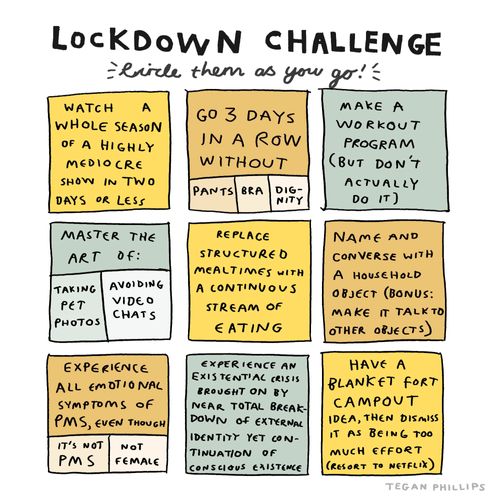 Lockdown Challenge: Circle them as you go
