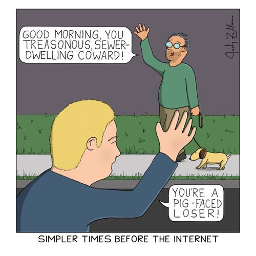 Simpler Times Before The Internet