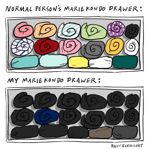 My Marie Kondo Drawer