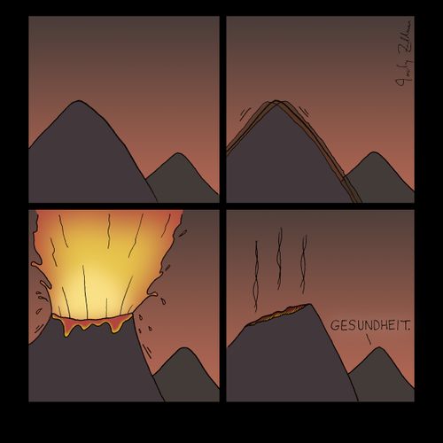 Volcano Sneezes
