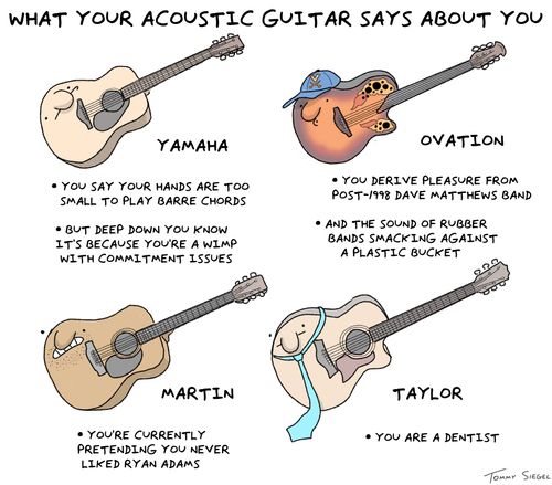 What your acoustic guitar says about you