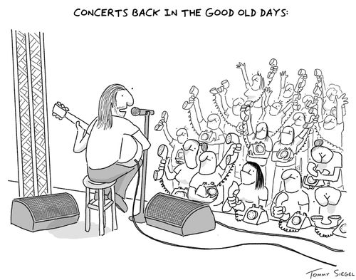 Concerts back in the good old days...
