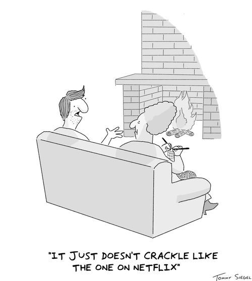 "It just doesn't crackle like the one on Netflix."