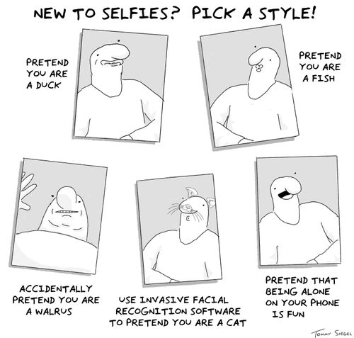 New to selfies? Pick a style!