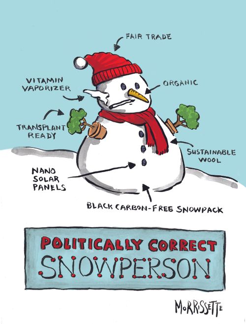 Politically Correct Snowperson